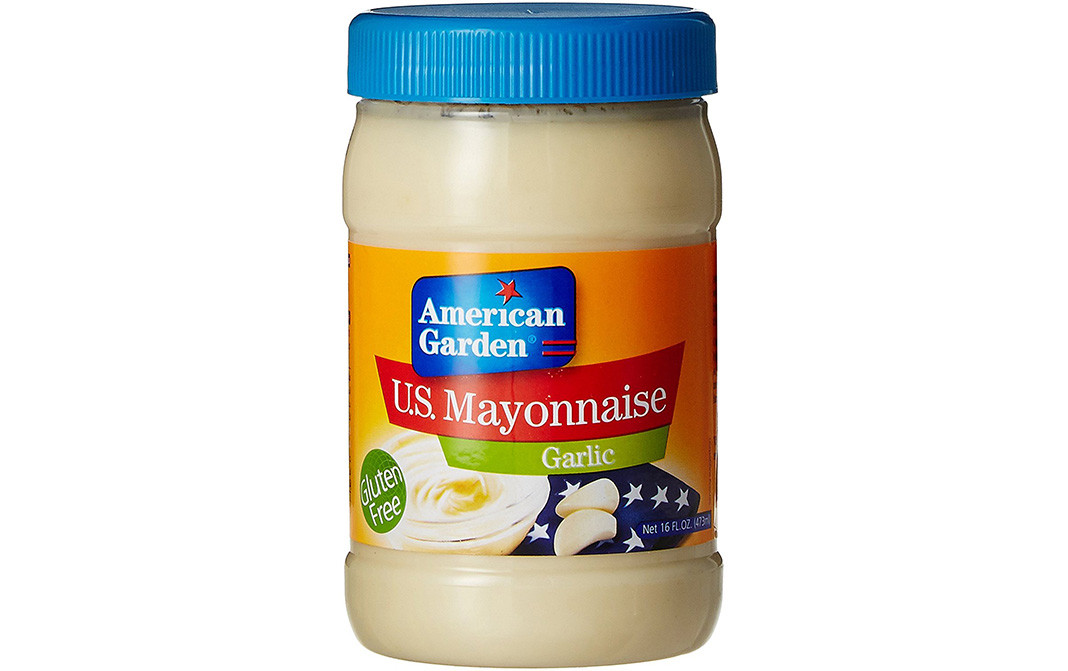 American Garden U.S. Mayonnaise Garlic Plastic Jar 473 millilitre